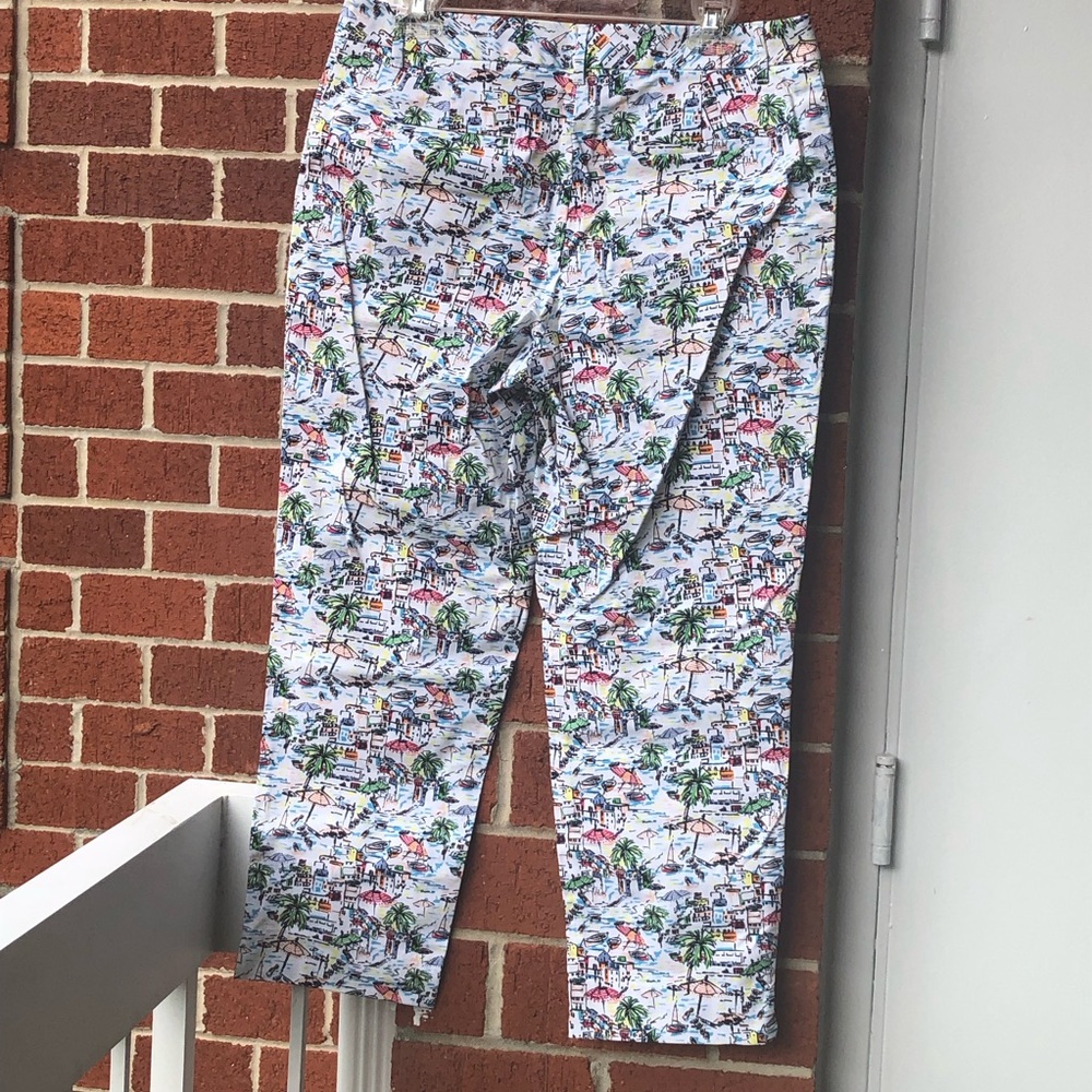Talbots Multicolor Printed Trousers —#013 - Picture 10 of 11